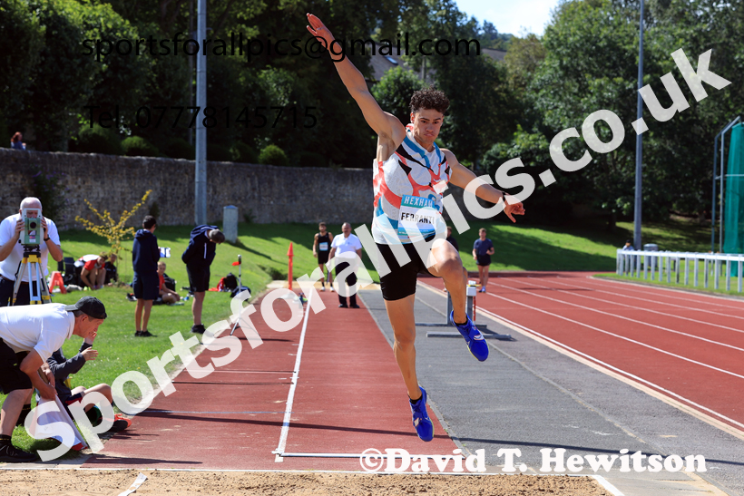 Decathlon long jump, 2025 EAP International Combined Events, Hexham, Northumberland.  Photo: David T. Hewitson/Sports for All Pics